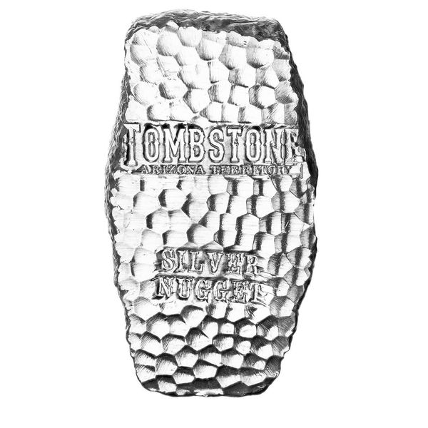 2024 Scottsdale Mint Tombstone Hammered 1 Kilo 999 Silver Bar 01
