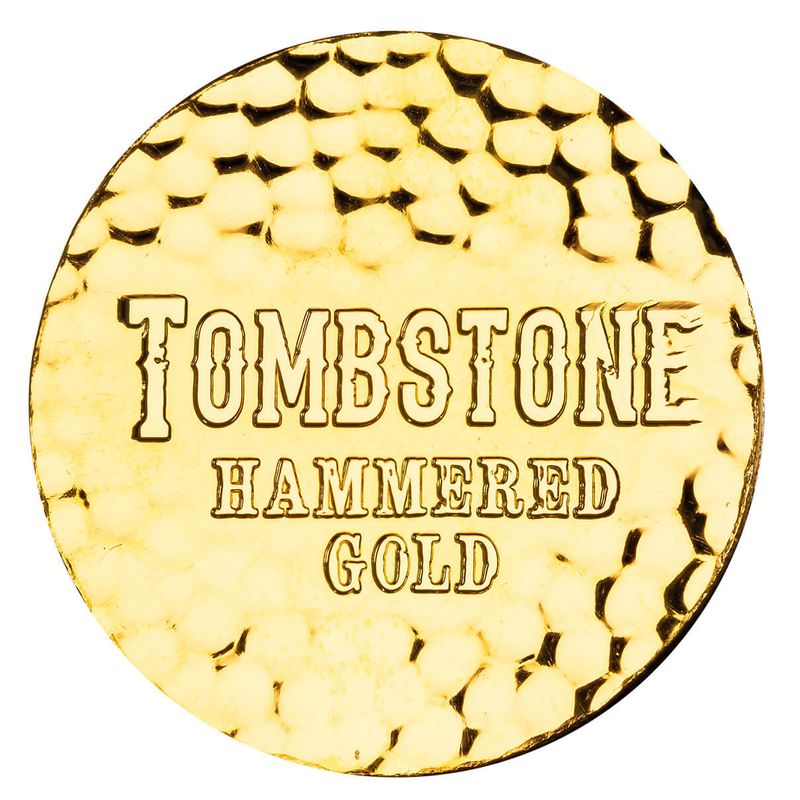 2024 Scottsdale Mint Tombstone Hammered 1 Troy Ounce 9999 Gold Round 04