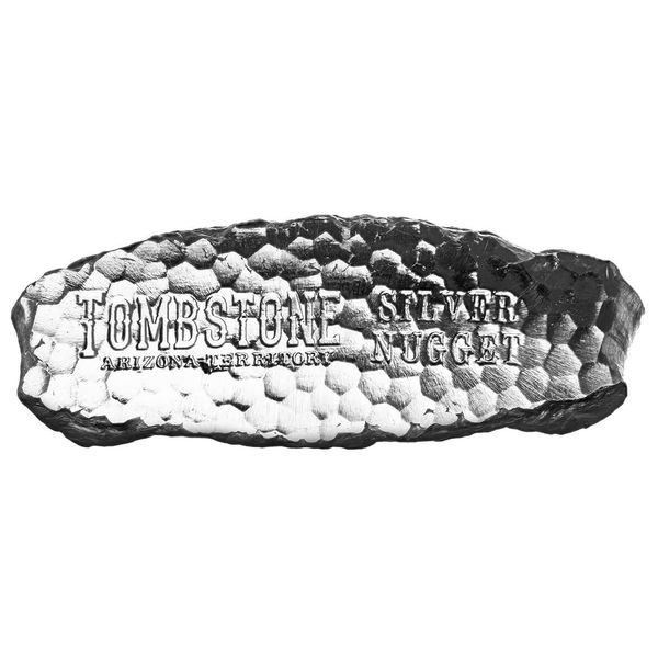 2024 Scottsdale Mint Tombstone Hammered 10 Troy Ounce 999 Silver Bar 05