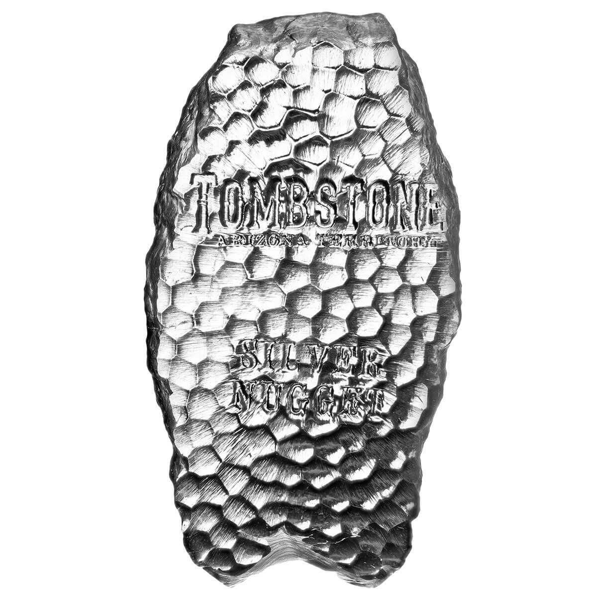 2024 Scottsdale Mint Tombstone Hammered 5 Troy Ounce 999 Silver Bar 01