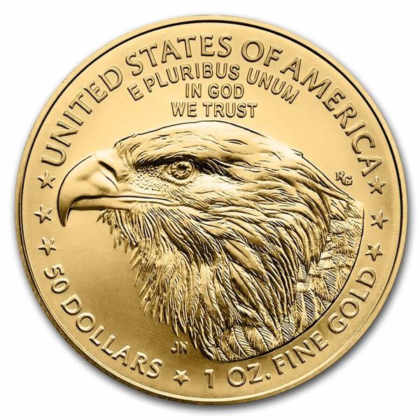 2025 American Gold Eagle 1 Oz 9167 Gold 50 Dollar Coin Age United States Mint
