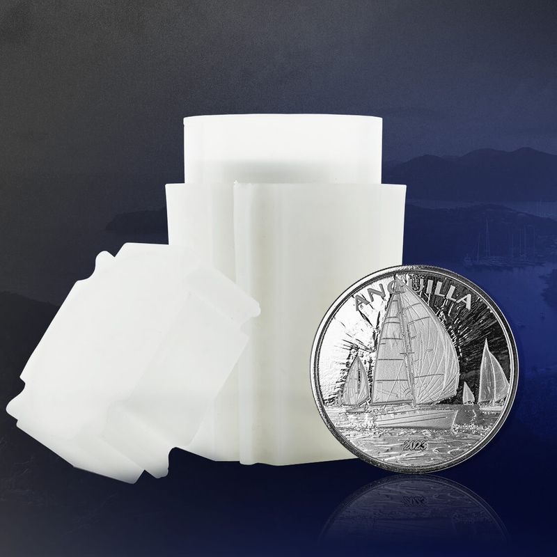 2023 Ec8 Anguilla Regatta 1 Troy Ounce 999 Fine Silver Proof Like Coin 03