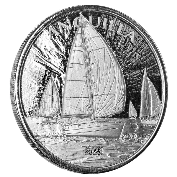 2023 Ec8 Anguilla Regatta 1 Troy Ounce 999 Fine Silver Proof Like Coin 15