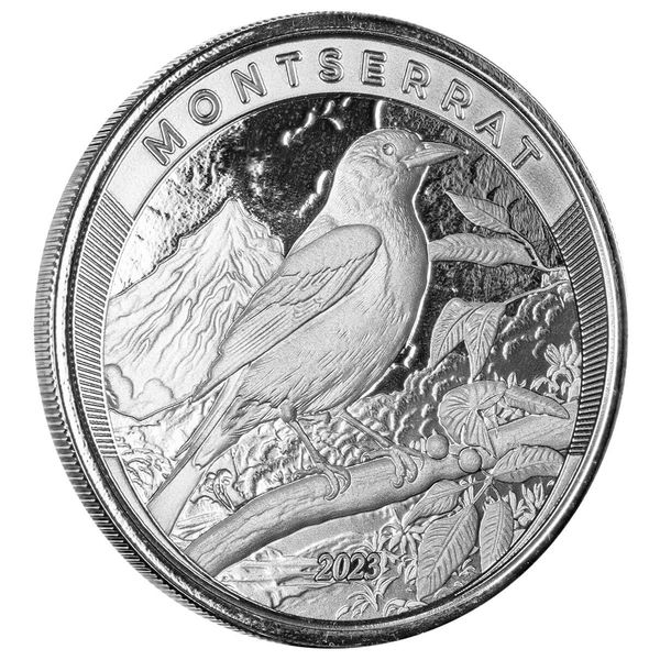 2023 Ec8 Montserrat Oriole Bird 1 Troy Ounce 999 Fine Silver Proof Like Coin 15
