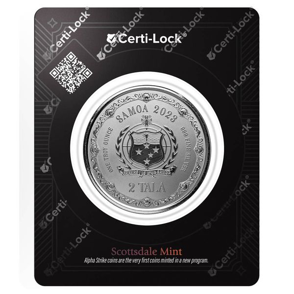 2023 Scottsdale Mint Samoa Mermaid & Daughter 1 Troy Ounce 999 Fine Silver Proof Like Coin 13