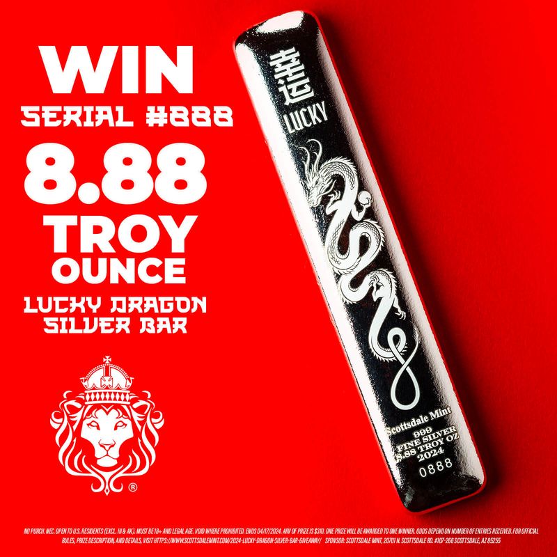 2024 Lucky Dragon Silver Bar Giveaway