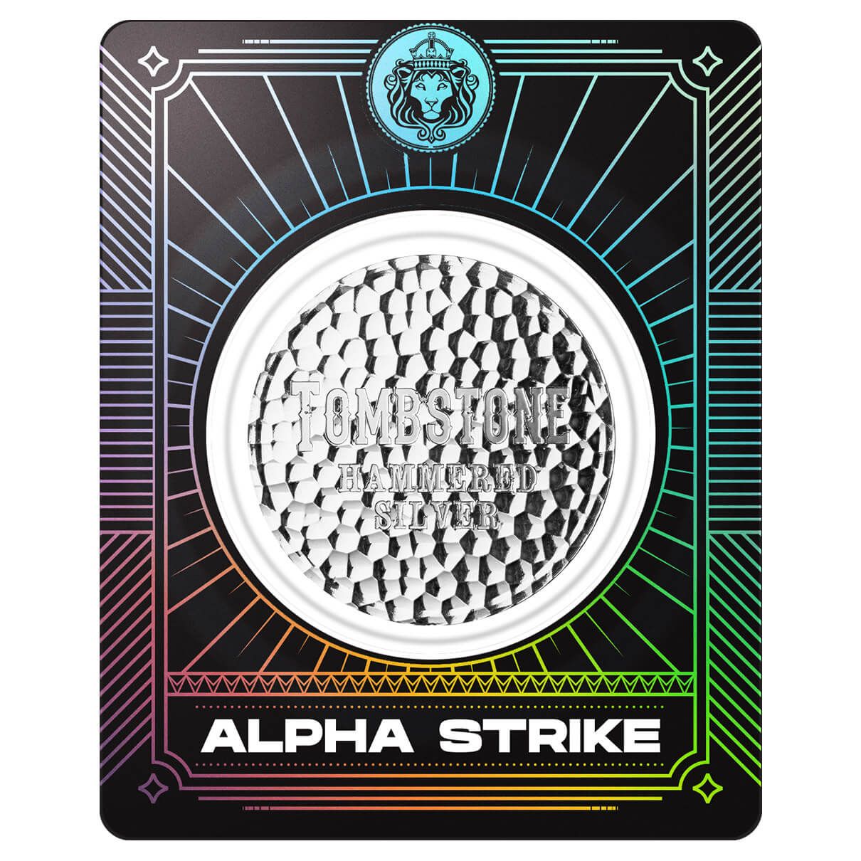 2024 Scottsdale Mint Tombstone Hammered 1 Troy Ounce 999 Silver Round Alpha Strike 15