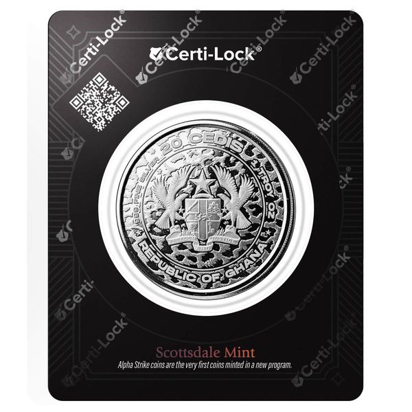 2023 Scottsdale Mint Ghana Leopard 1 Troy Ounce 999 Fine Silver Proof Like Coin 16