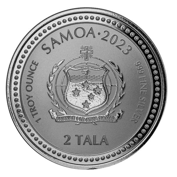 2023 Scottsdale Mint Seahorse 1 Troy Ounce 999 Fine Silver Proof Like Coin 02