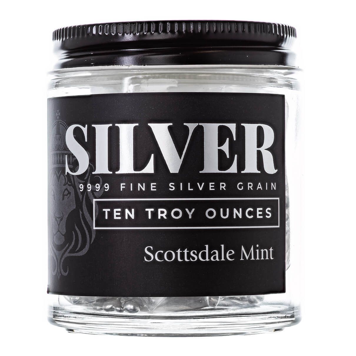 2024 Scottsdale Mint Pure Casting Silver 10 Troy Ounces 9999 Fine Silver Grain Shot 06