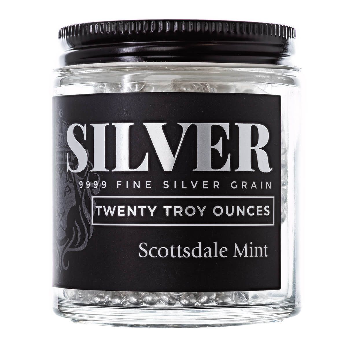 2024 Scottsdale Mint Pure Casting Silver 20 Troy Ounces 9999 Fine Silver Grain Shot 06