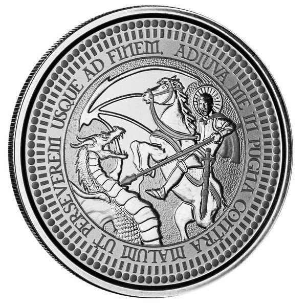 2024 Scottsdale Mint Samoa Saint George And The Dragon 1 Troy Ounce 999 Fine Silver Proof Like Coin 5