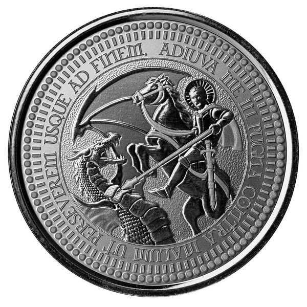 2024 Scottsdale Mint Samoa Saint George And The Dragon 1 Troy Ounce 999 Fine Silver Proof Like Coin 6