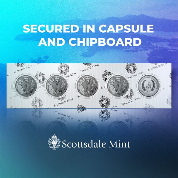 2023 Ec8 Scottsdale Mint St Kitts And Nevis Conch Shell 1 Troy Ounce 999 Fine Silver Proof Like Coin 04