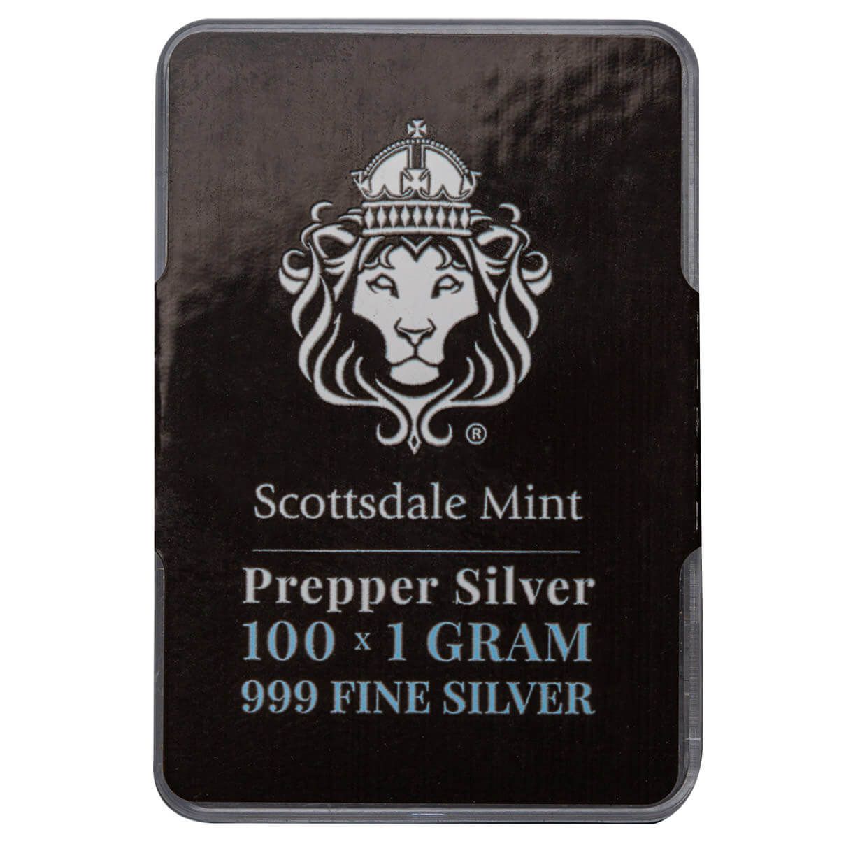 2024 Scottsdale Mint Silver Prepper 1 Gram Bar Display Case Empty 03