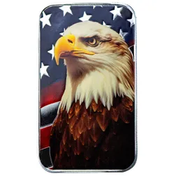 Scottsdale Mint Patriotic Bald Eagle 1 Troy Oz 999 Silver Color Bar 06