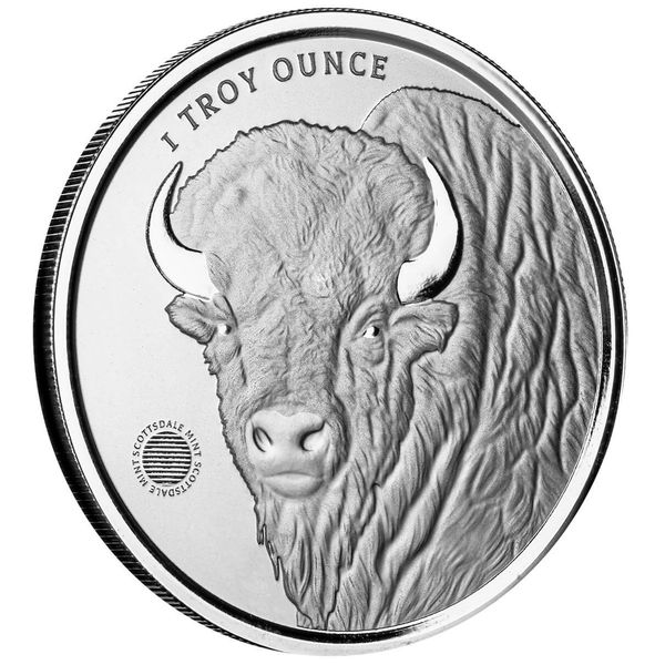 Scottsdale Buffalo Girl 1 Oz Silver Round