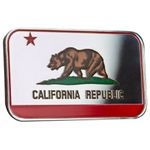 2024 Scottsdale Mint California State Usa Flag 1 Troy Ounce 999 Fine Silver Color Bar 01