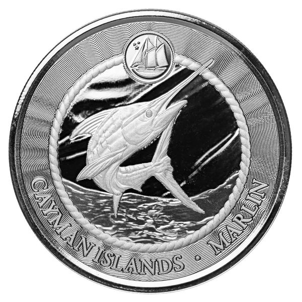 2024 Scottsdale Mint Cayman Islands Monetary Authority Blue Marlin 1 Troy Ounce 9999 Fine Silver Proof Like Legal Tender Coin 04