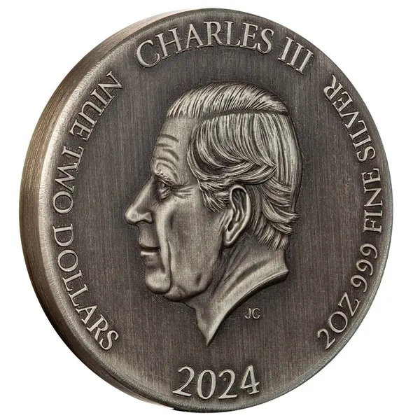 2024 Biblical Series | Walls Of Jericho 2 Oz Silver Antique Coin
