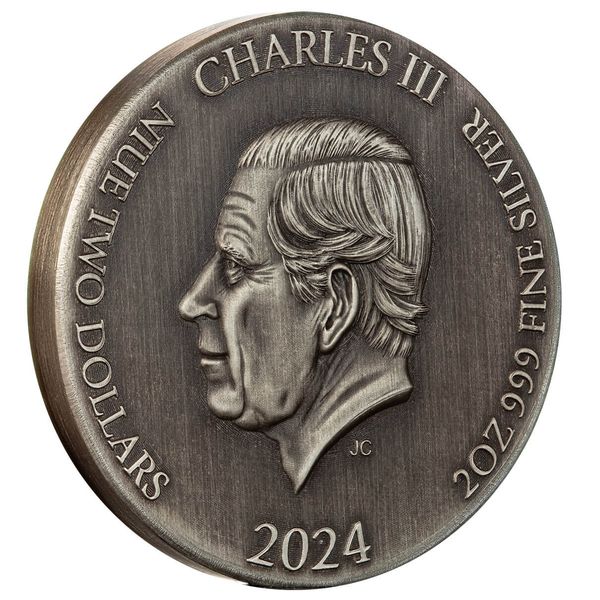 2024 Biblical Series | Walls Of Jericho 2 Oz Silver Antique Coin