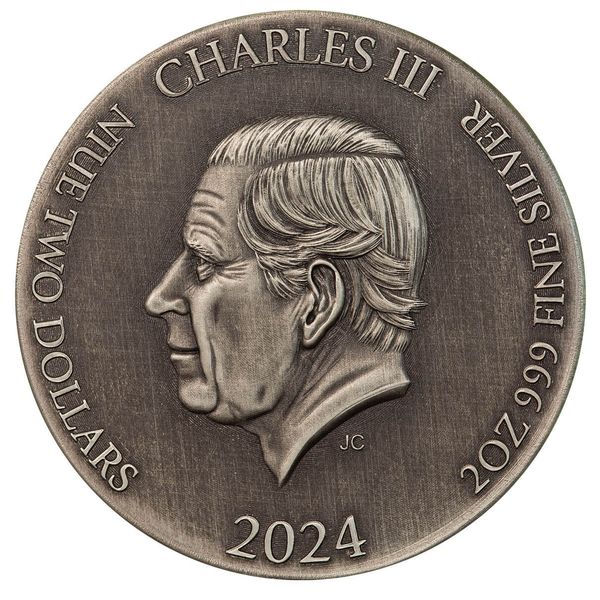 2024 Biblical Series | Walls Of Jericho 2 Oz Silver Antique Coin