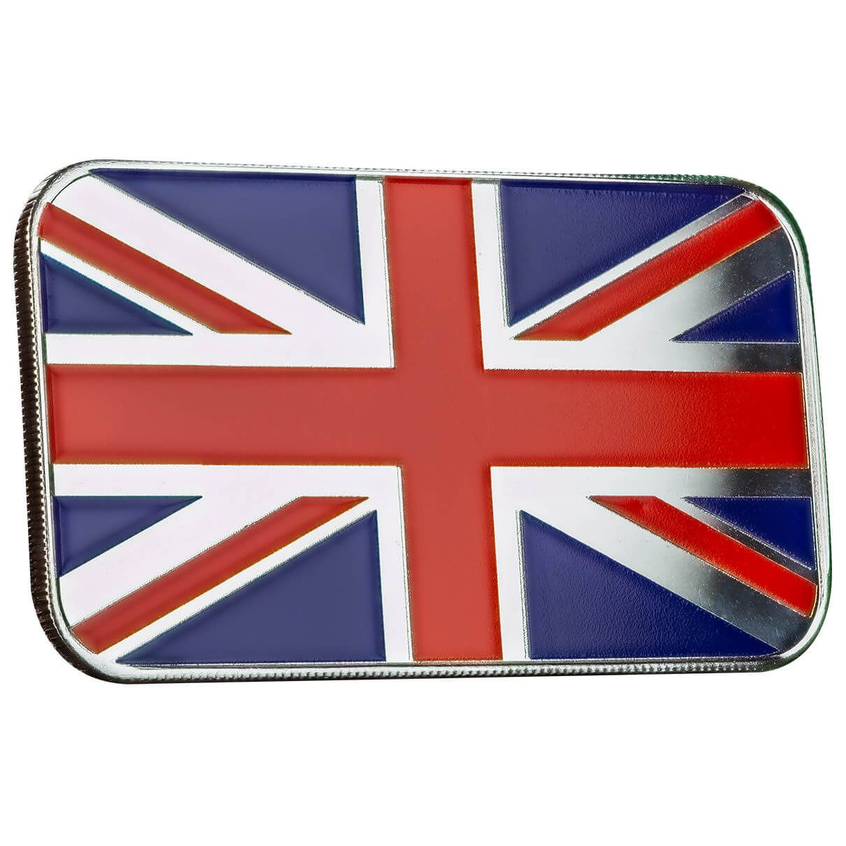 2024 Scottsdale Mint United Kingdom National Country Flag 1 Troy Ounce 999 Fine Silver Color Bar 01