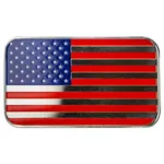 2024 Scottsdale Mint United States Of America National Country Flag 1 Troy Ounce 999 Fine Silver Color Bar 01