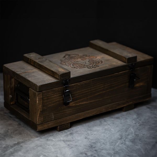 2024 Scottsdale Mint Weathered Brown Bullion Chest Box 01
