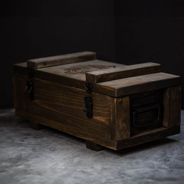 2024 Scottsdale Mint Weathered Brown Bullion Chest Box 03