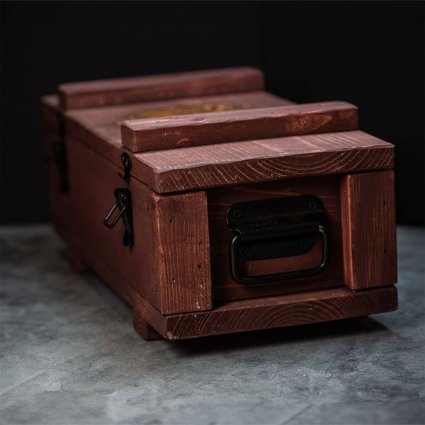 2024 Scottsdale Mint Weathered Red Bullion Chest Box 02