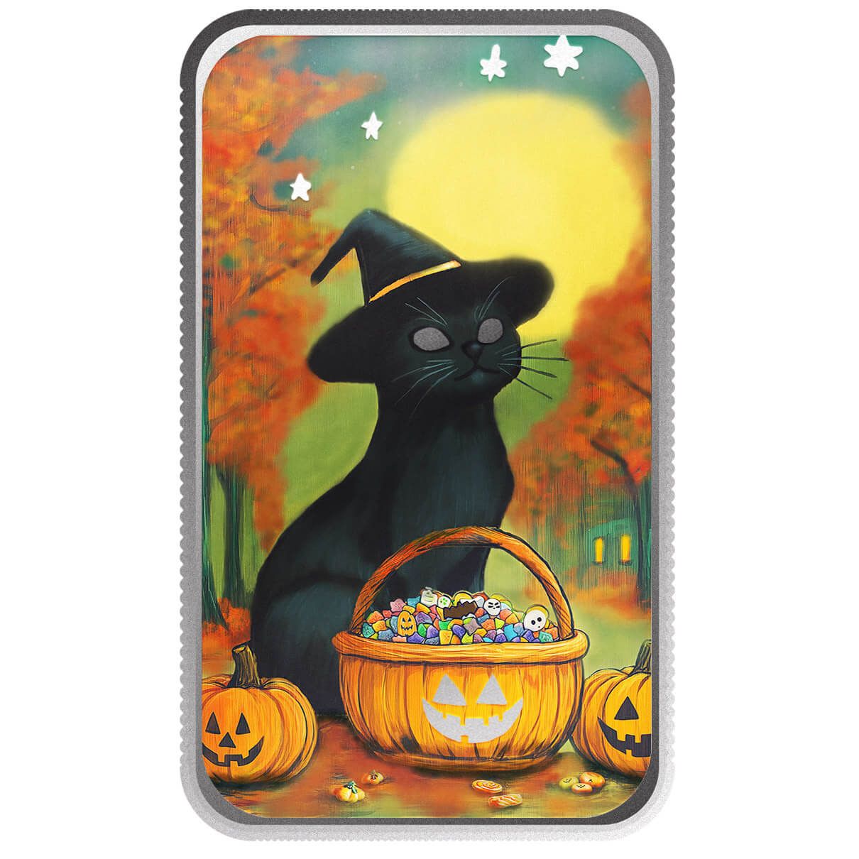 2024 Color Bar Halloween Trick Or Treat Cat