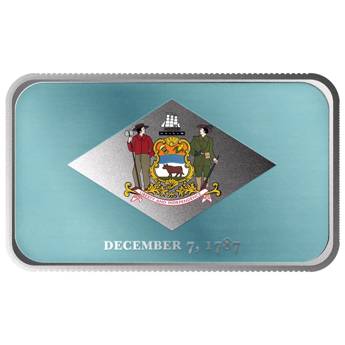 2024 Scottsdale Mint United States Flag Series 1 Troy Ounce 999 Fine Silver Conneticut