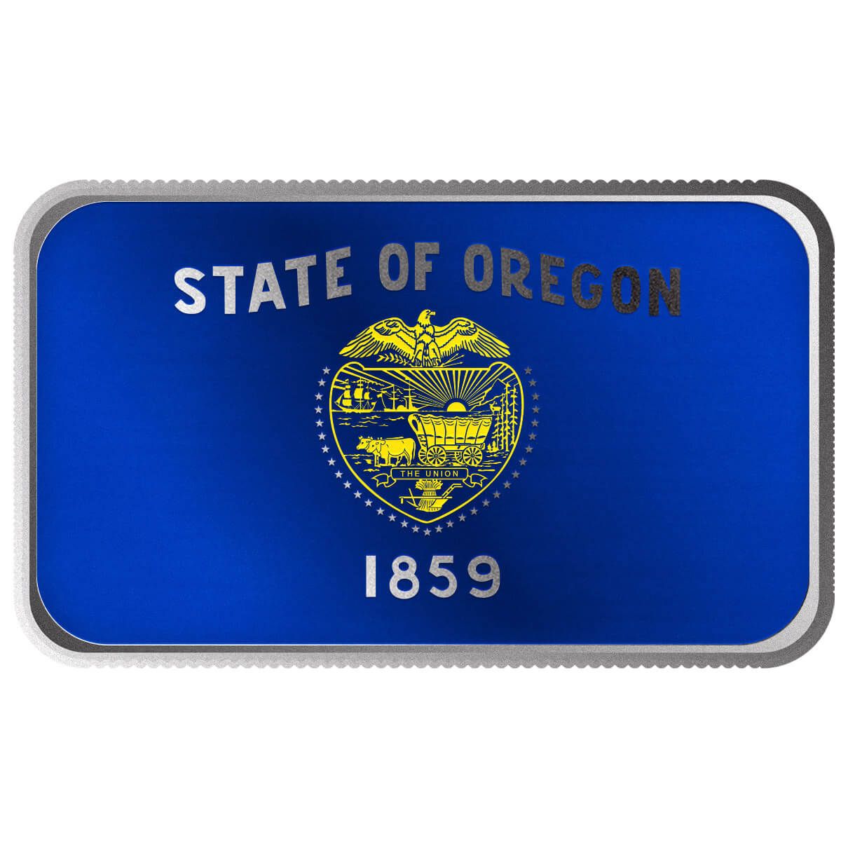 2024 Scottsdale Mint United States Flag Series 1 Troy Ounce 999 Fine Silver Oregon