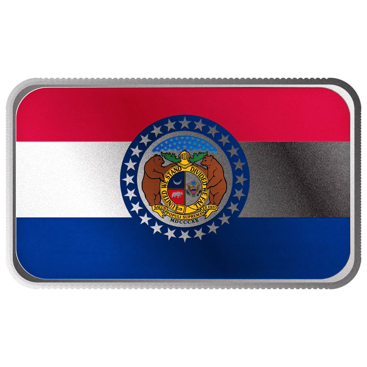 2024 Scottsdale Mint United States Flag Series 1 Troy Ounce 999 Fine Silver Missouri
