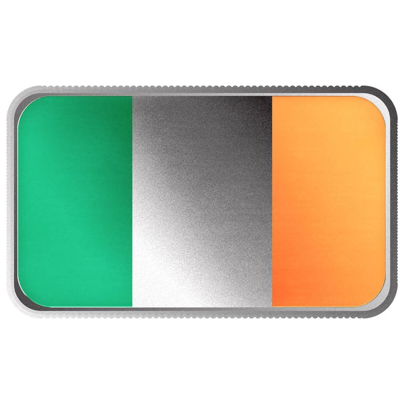 2024 Scottsdale Mint World Flag Series 1 Troy Ounce 999 Fine Silver Ireland