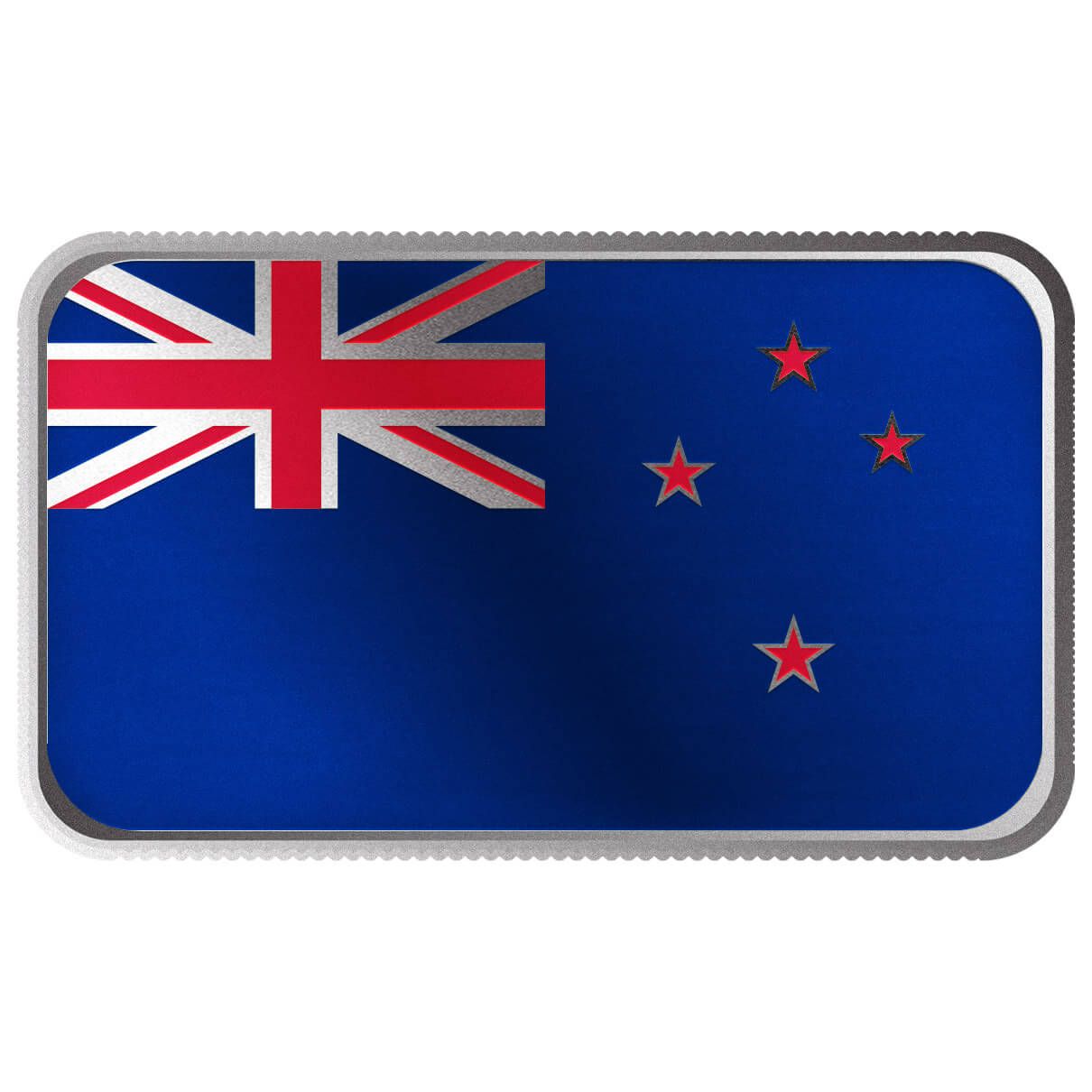 2024 Scottsdale Mint World Flag Series 1 Troy Ounce 999 Fine Silver New Zealand