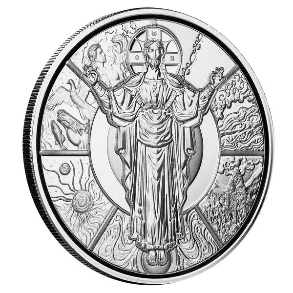 2024 Scottsdale Mint Samoa The Jesus Collection Genesis Jesus As Creator 1 Troy Ounce 999 Fine Silver Proof Like Legal Tender Coin 01