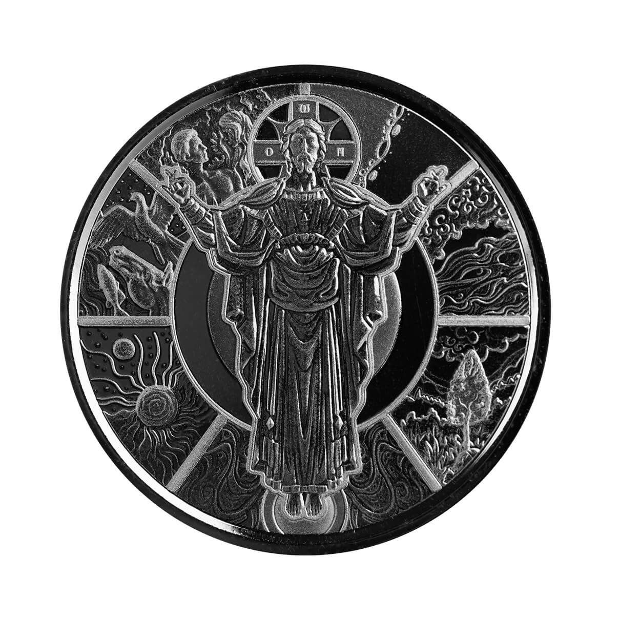 2024 Scottsdale Mint Samoa The Jesus Collection Genesis Jesus As Creator Half Troy Ounce 999 Fine Silver Proof Like Legal Tender Coin 02