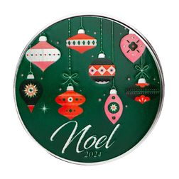 2024 Scottsdale Mint Christmas 1 Troy Ounce 999 Fine Silver Color Bars And Rounds 017