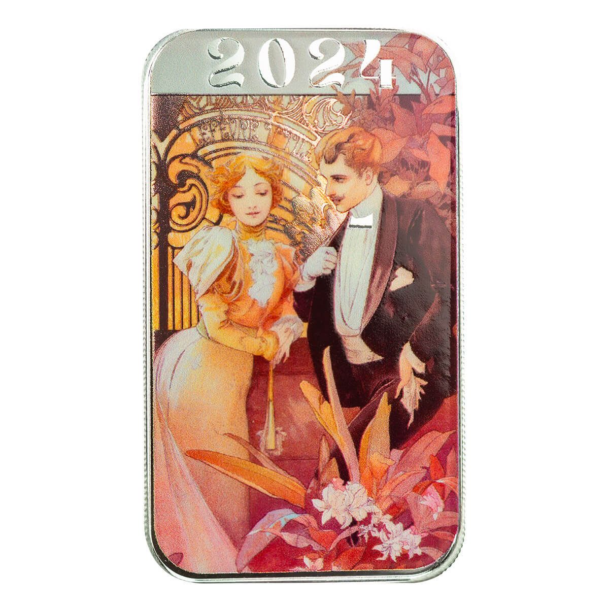 2024 Scottsdale Mint Christmas 1 Troy Ounce 999 Fine Silver Color Bars And Rounds 030
