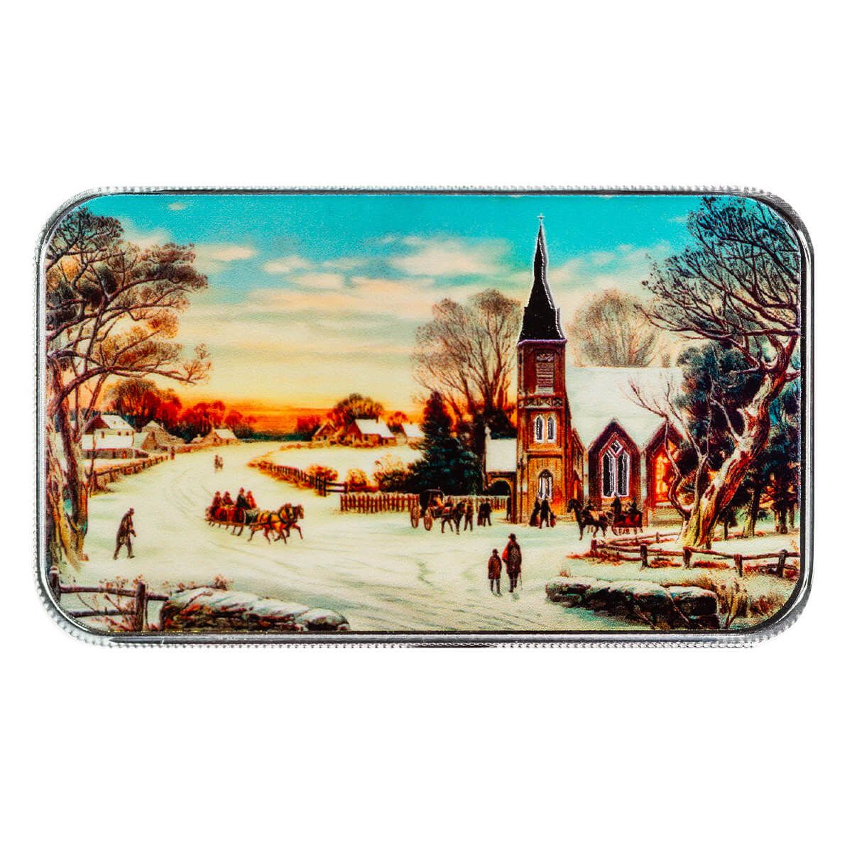 2024 Scottsdale Mint Christmas 1 Troy Ounce 999 Fine Silver Color Bars And Rounds 046
