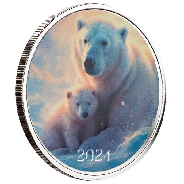 2024 Scottsdale Mint Christmas 1 Troy Ounce 999 Fine Silver Color Bars And Rounds 065