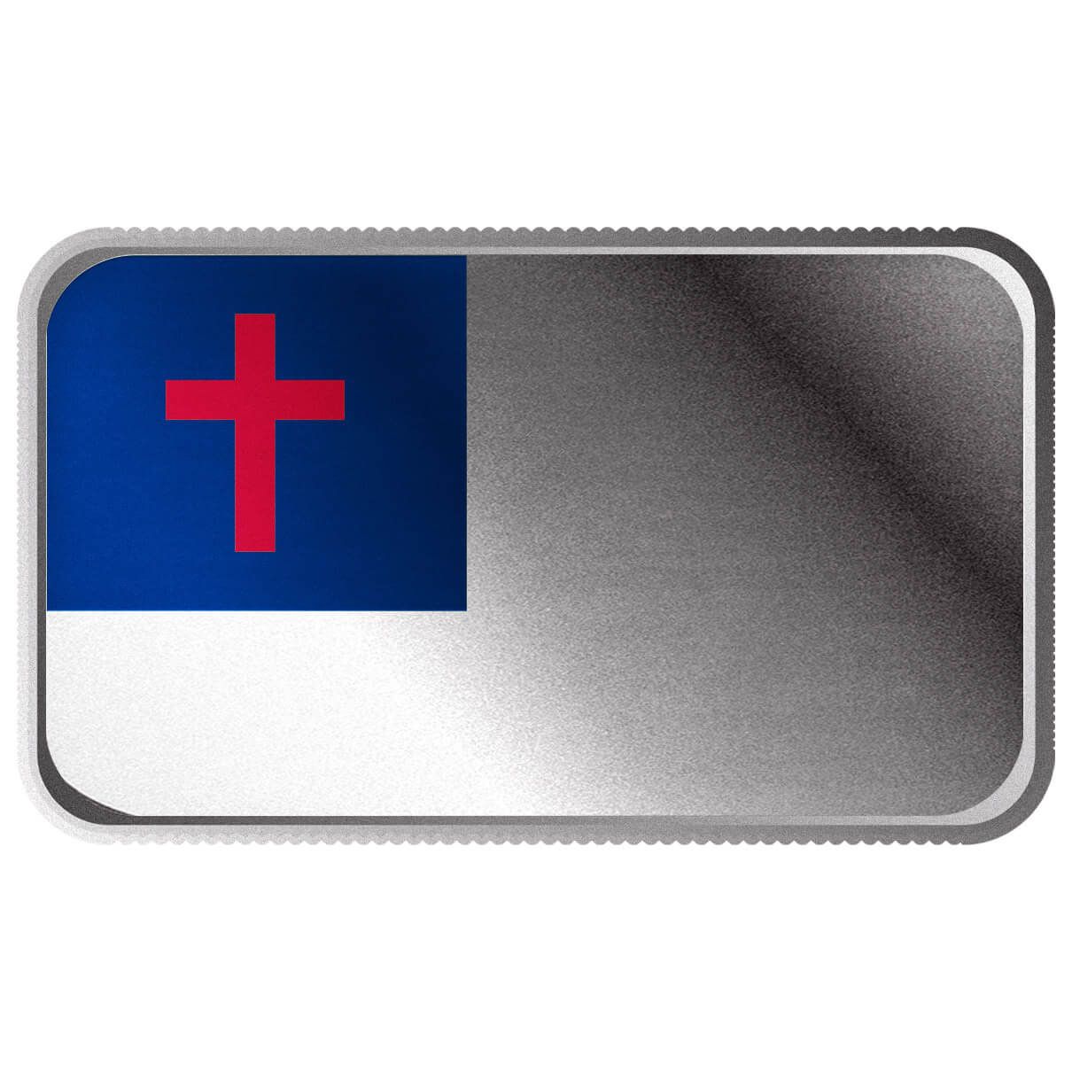 2024 Scottsdale Mint Historical Flag Series 1 Troy Ounce 999 Fine Silver Christian Flag