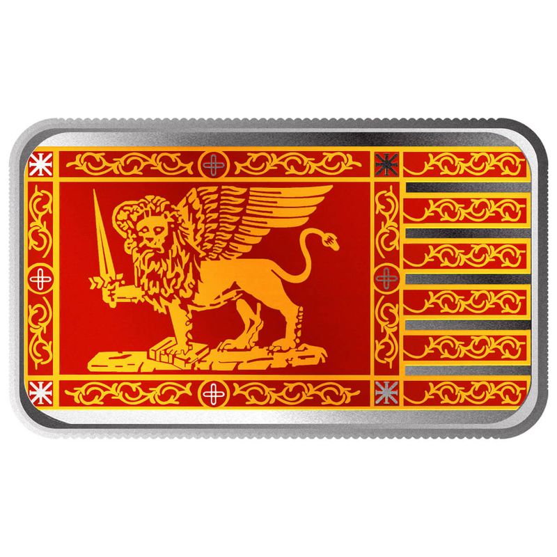 2024 Scottsdale Mint Historical Flag Series 1 Troy Ounce 999 Fine Silver Republic Of Venice