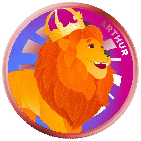 2024 Scottsdale Mint Kids Crew Animal 1 Advp 999 Fine Copper Color Proof Like Round 0000 Arthur