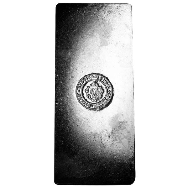 2024 Scottsdale Mint Lion 100 Troy Ounce 999 Fine Silver Cast Bar 04