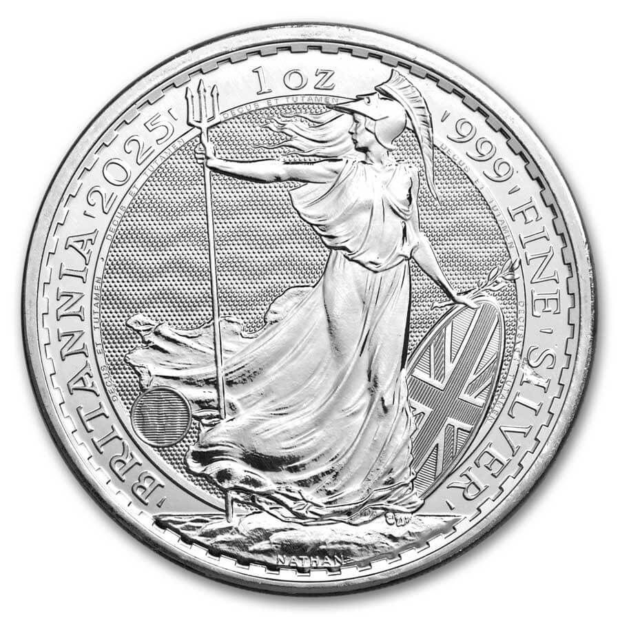 2024 Royal Mint Britannia 1 Oz Silver Coin Bu (copy)