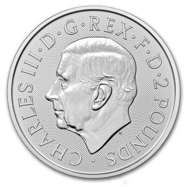 2024 Royal Mint Britannia 1 Oz Silver Coin Bu (copy)