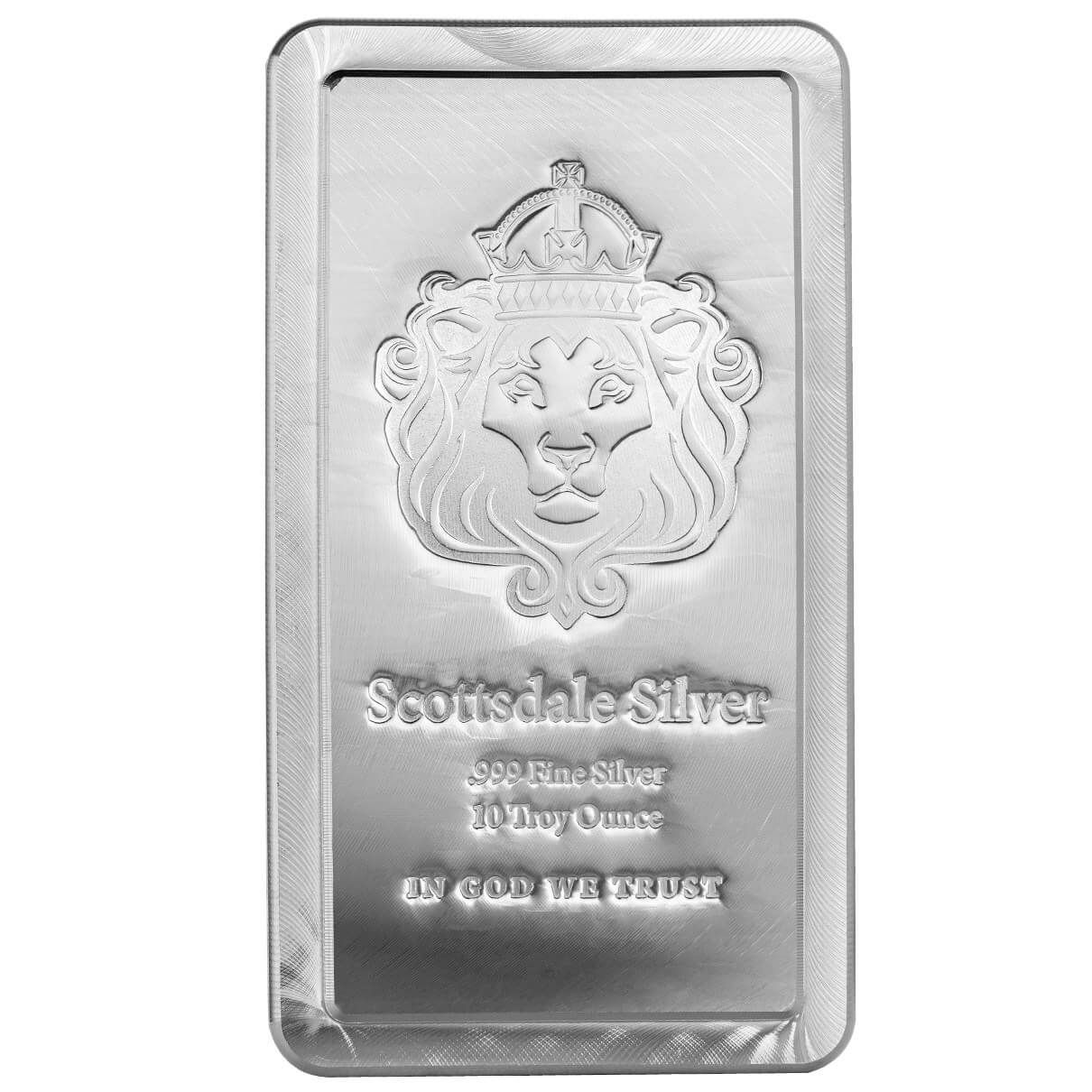Scottsdale Mint 999 Fine Silver 10 Troy Ounce Stacker 9